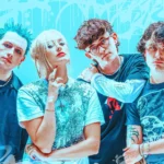 South Arcade band photo 2025 - Oxford Y2K-core quartet ahead of their O2 Academy Brixton headline show in February 2027