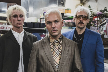 The Ordinary Boys, back and unbothered. Preston (centre) and bandmates photographed ahead of their 2026 comeback single 'Peer Pressure'