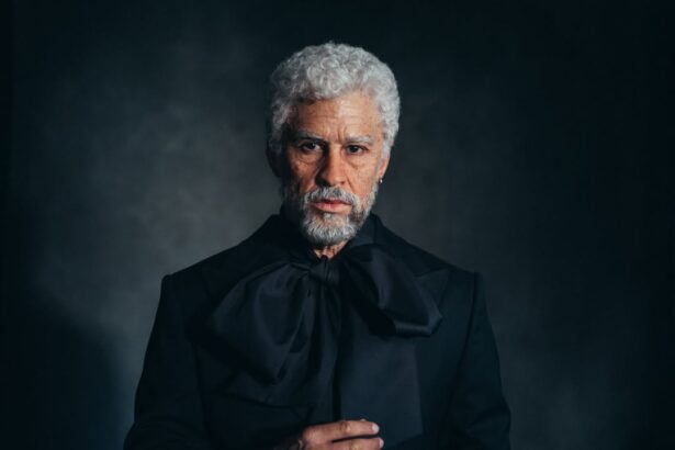 Bad Bunny dressed as an old man with prosthetics and white hair at the 2026 Met Gala