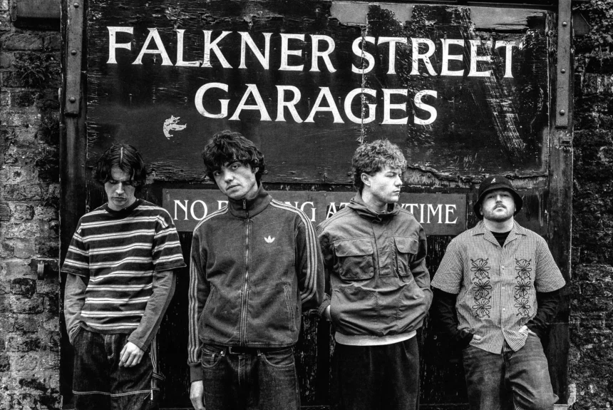 Arkayla Manchester indie rock band official press photo for Doba single and sold-out UK headline tour September October 2026