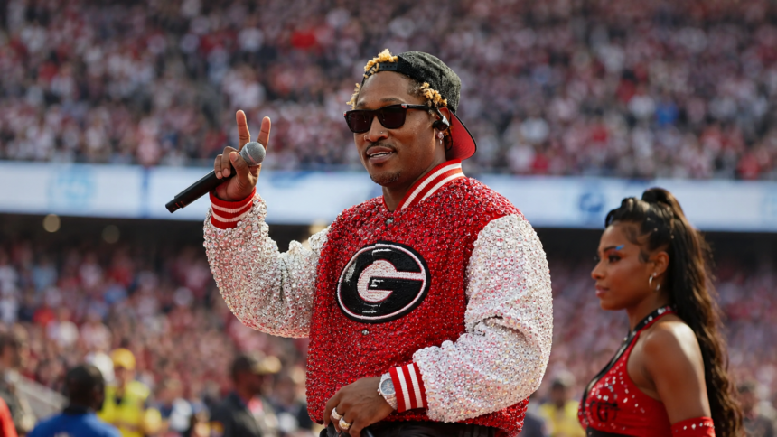 Future Atlanta rapper performing at FIFA World Cup 2026 Opening Ceremony SoFi Stadium Inglewood ahead of The Real Me tenth studio album July 10 2026 Getty Images