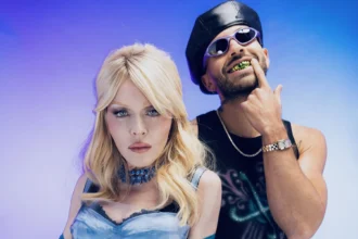 Madonna and Feid official press photo for Read My Lips bilingual single FIFA World Cup 26 Album bonus edition Confessions II Warner Records June 2026