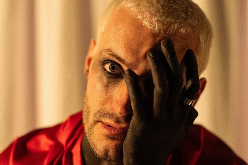 Mazare drum and bass metalcore producer official press photo for Unholy single with IMPVLSE drum and bass metal EP June 2026