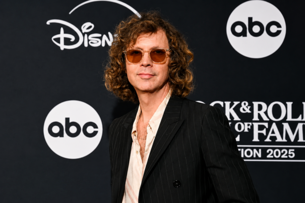 Beck poses on the red carpet ahead of announcing his new album Ride Lonesome, out September 18 via Capitol Records.
