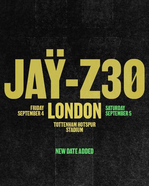 Jay-Z Adds Second London and Los Angeles Shows 2026