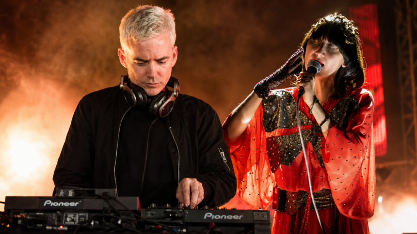 Robbie Chater and Tony Di Blasi of The Avalanches, who released Blue Shadows with Karen O