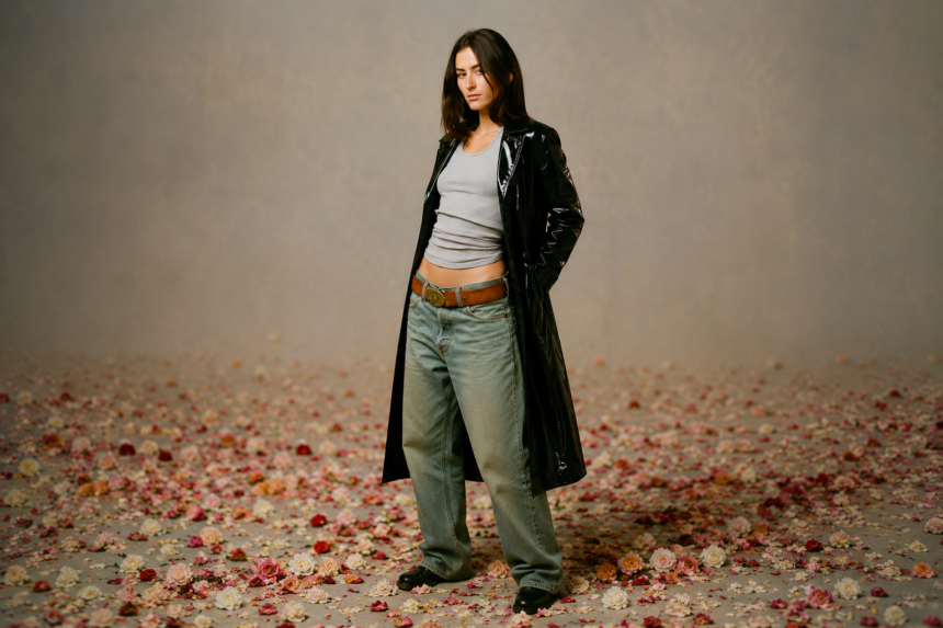 Stella Lefty poses in press art for her debut album 'Long Way Home,' ahead of her 2027 headlining tour.