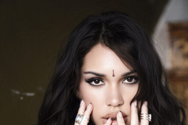 Alysha in a promotional photo for her single 'Take It or Leave It'