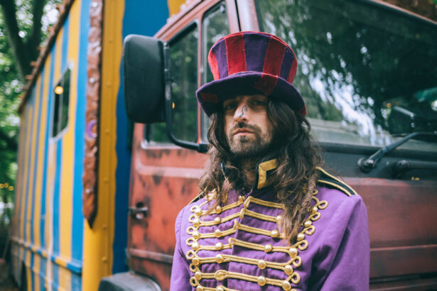 Cam Cole in a promotional photo for his album 'Lost In Creation'
