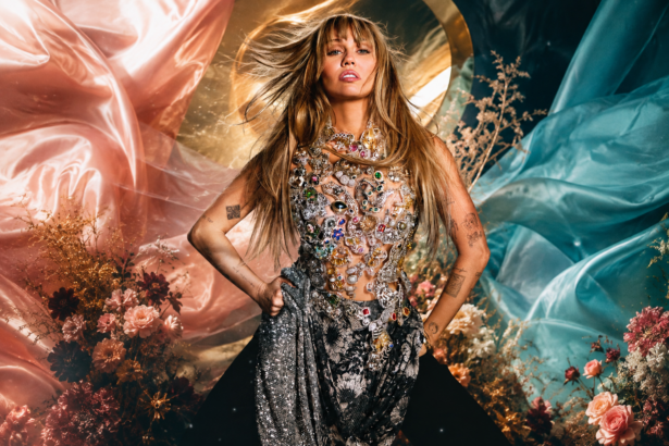 Miley Cyrus, whose album 'Bass Persuades' debuts at No. 1 on the Billboard 200
