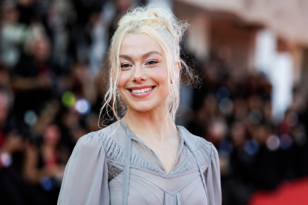 Phoebe Bridgers at the Venice premiere of 'Primetime', which features her song 'On Video'