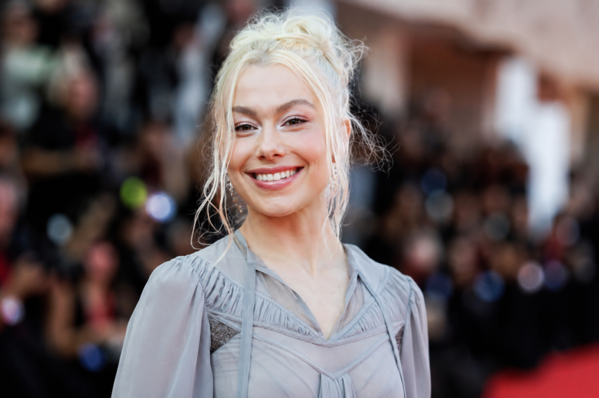 Phoebe Bridgers at the Venice premiere of 'Primetime', which features her song 'On Video'